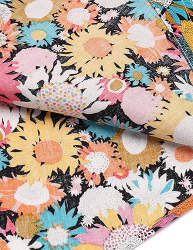 Miniatura 6 de COOFANDY- Camisa hawaiana tropical de manga corta para hombre, estilo informal con botones, camisa de playa floral para verano con bolsillo