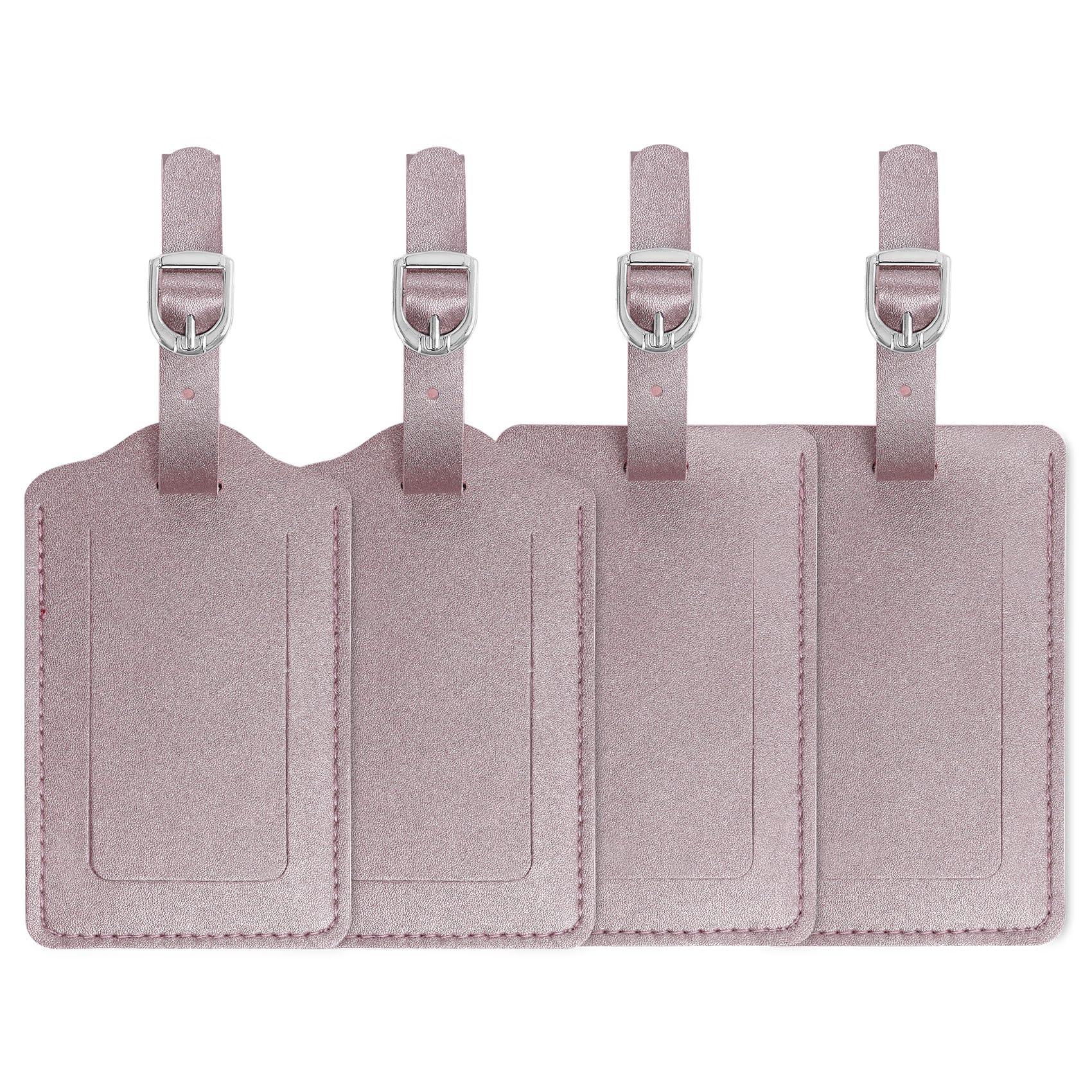 Luggage Tags, Leather Personalized Suitcase Tag Set Luggage id Tags Labels Travel Accessories