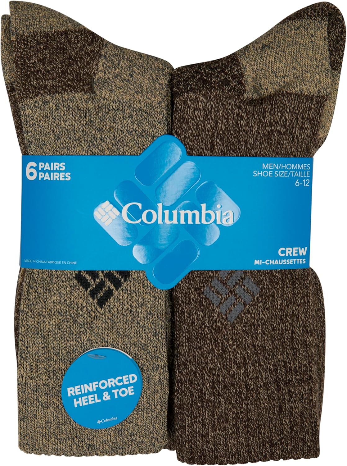 Columbia Men's Moisture Control Crew Socks (6-Pack) - Image 3