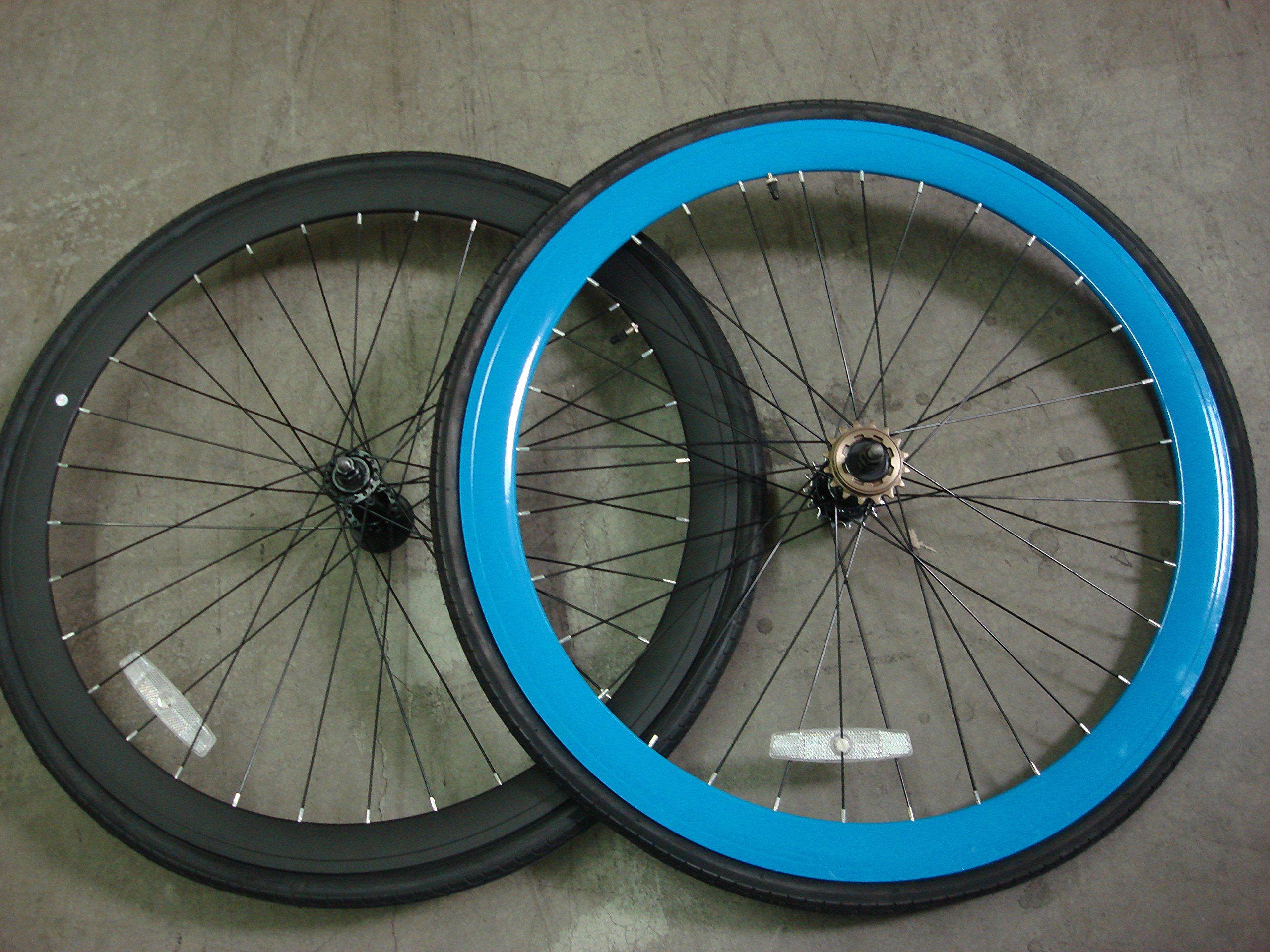 Buy FIXIE Bike Flip Flop Hub Bicycle Fixed Wheels Rims Tire Black