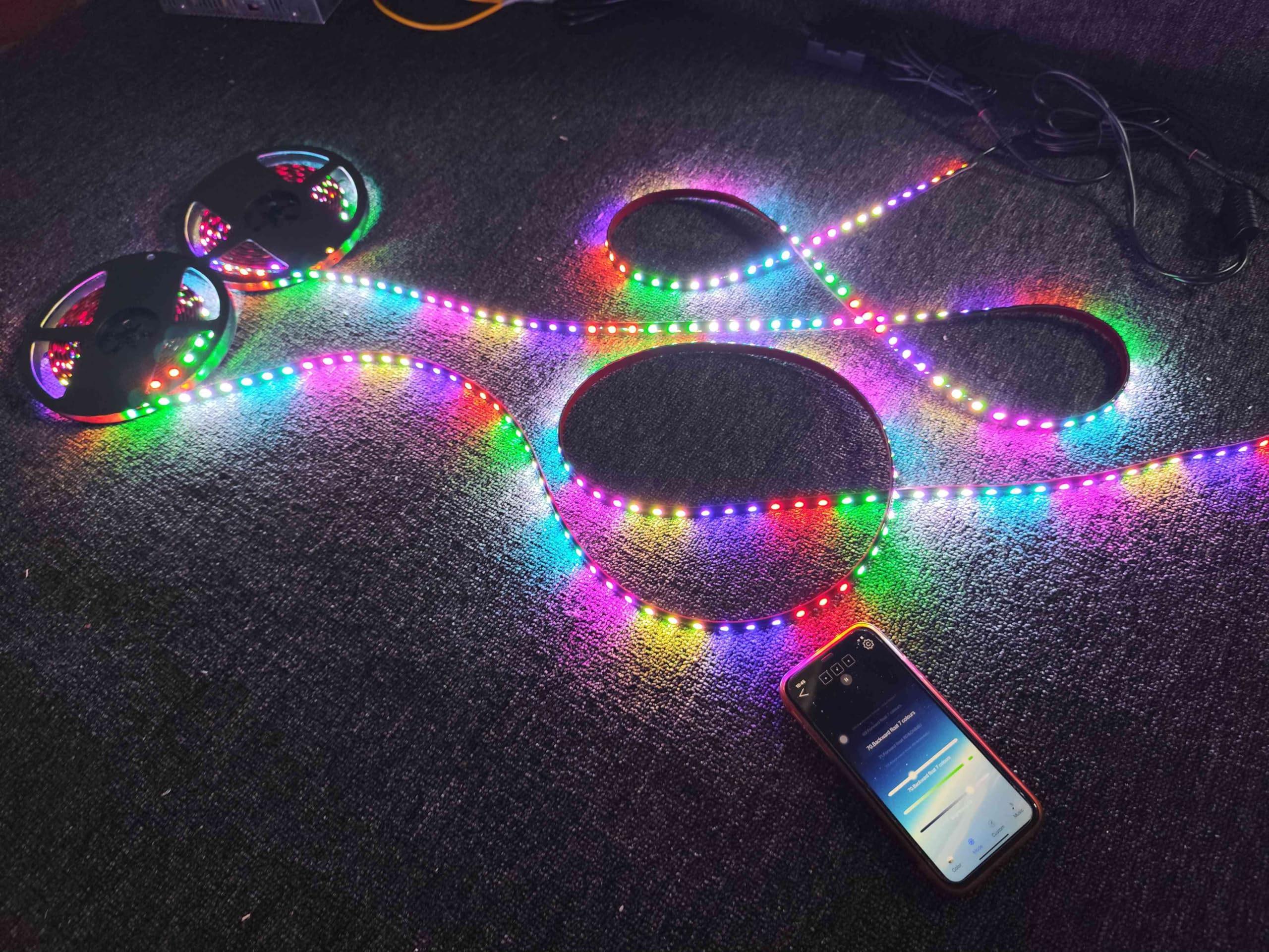 YD Lighting - Tinted Smoked LEDs 16PCS 1FT 30CM 12