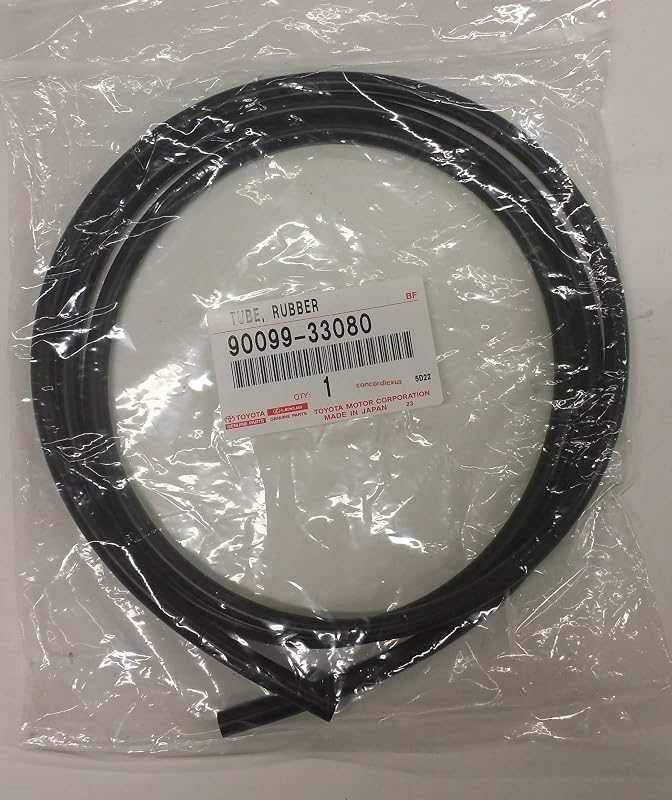 Mangueira de combustível Toyota 90099-33080 de borracha preta – 1 unidade