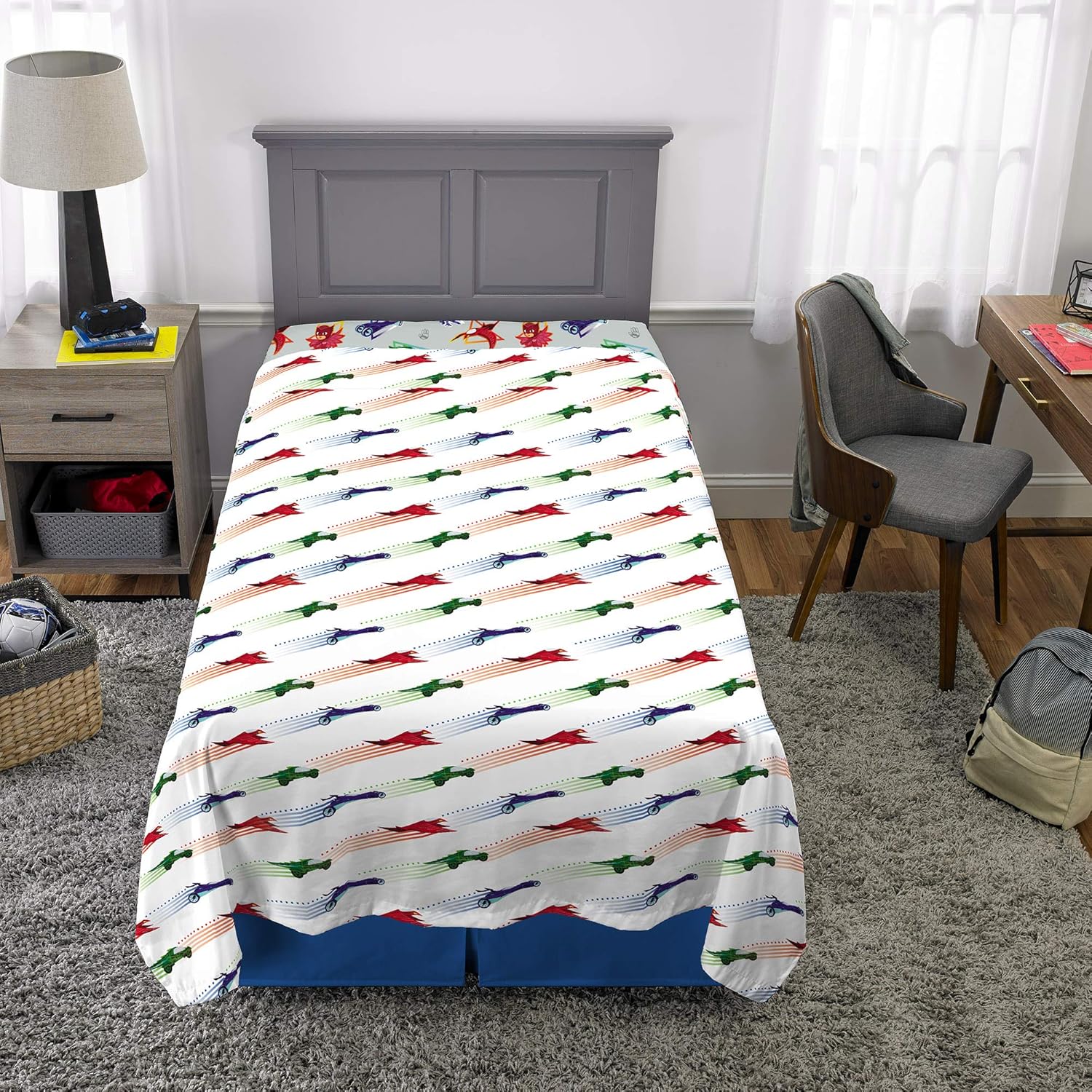 Bеѕt Quаlіtу 🔥 PJ Masks: Gekko, Catboy & Owlette Twin Comforter & Sheet Set (4 Piece Bed in A Bag) + Homemade Wax Melts Gеt Sресіаl Prісе PJ Masks: Gekko, Catboy & Owlette Twin Comforter & Sheet Set (4 Piece Bed in A Bag) + Homemade Wax Melts