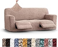Vista 50 de PAULATO BY GA.I.CO. Funda para sillón reclinable, funda para silla reclinable, funda de tela de poliéster suave, protector de muebles elástico