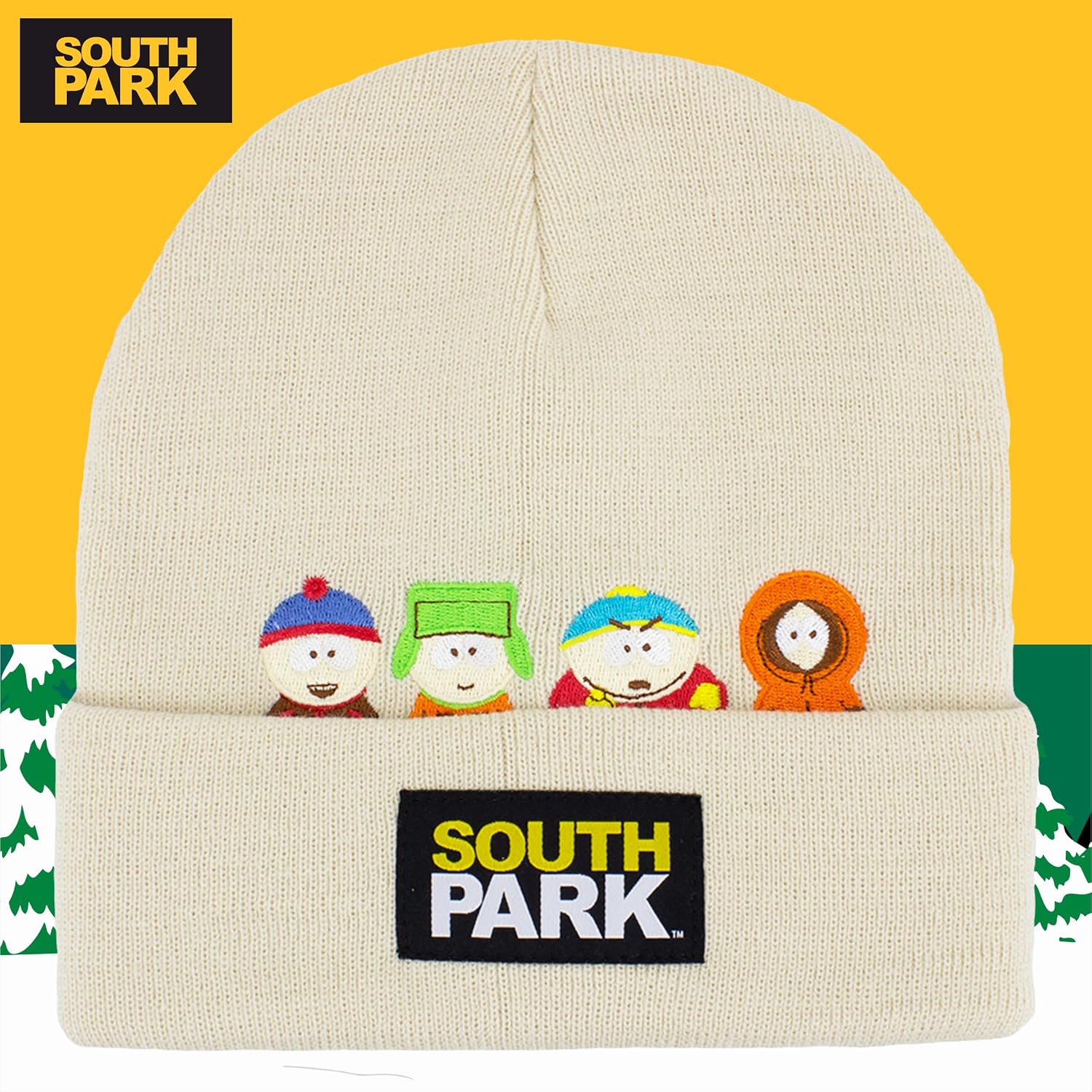 South Park Knitted Acrylic Winter Beanie Hat with Cuff