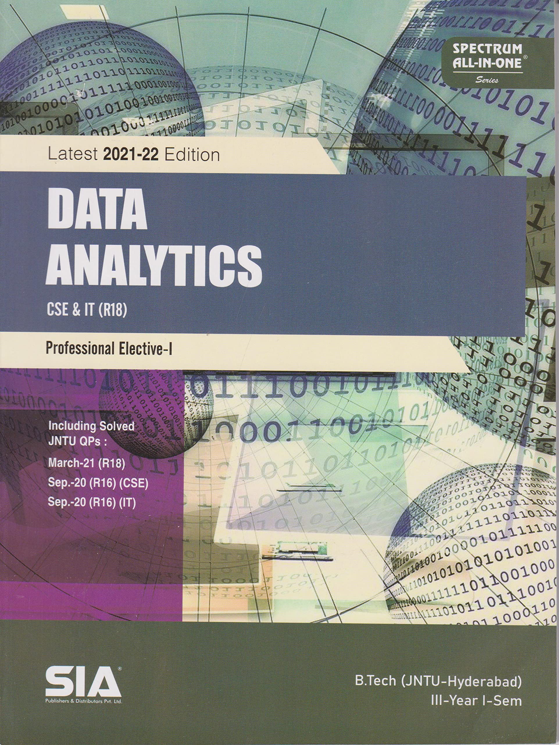 Data Analytics, B.Tech III-Year I-Sem (CSE & IT) R18, JNTU-Hyderabad, Latest 2021-22 Edition