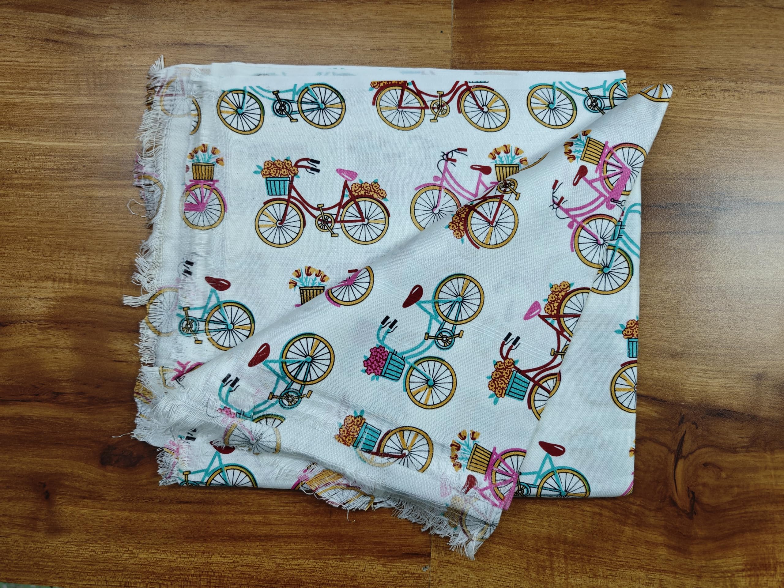Shawl/All Season Blanket/White/Kids (Bicycle) 2
