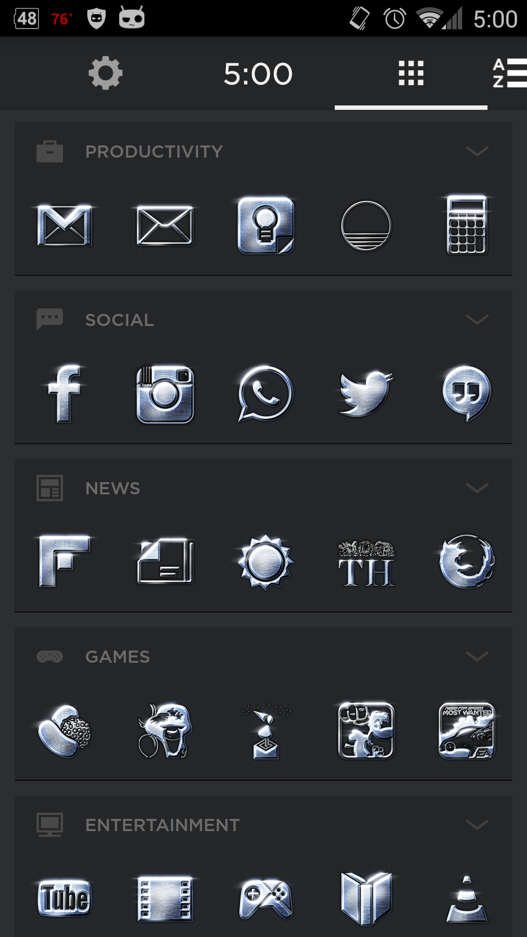 Icone Android 3d
