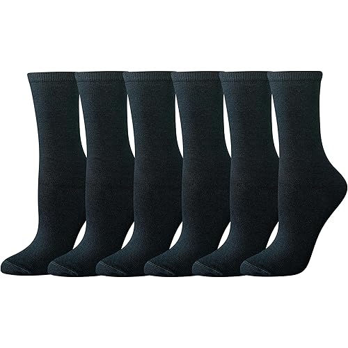 Amazon Essentials womens Cotton Crew Socks