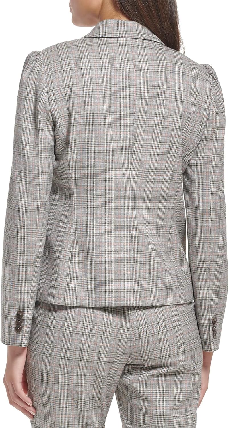 tommy hilfiger plaid blazer