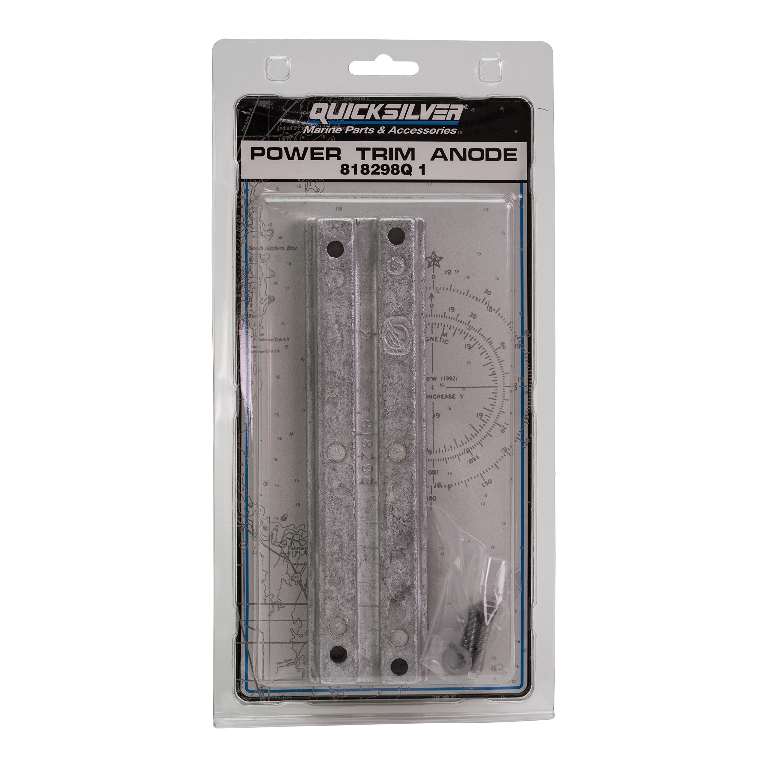 Amazon.com: Quicksilver 818298Q1 Aluminum Anode for Mercury and