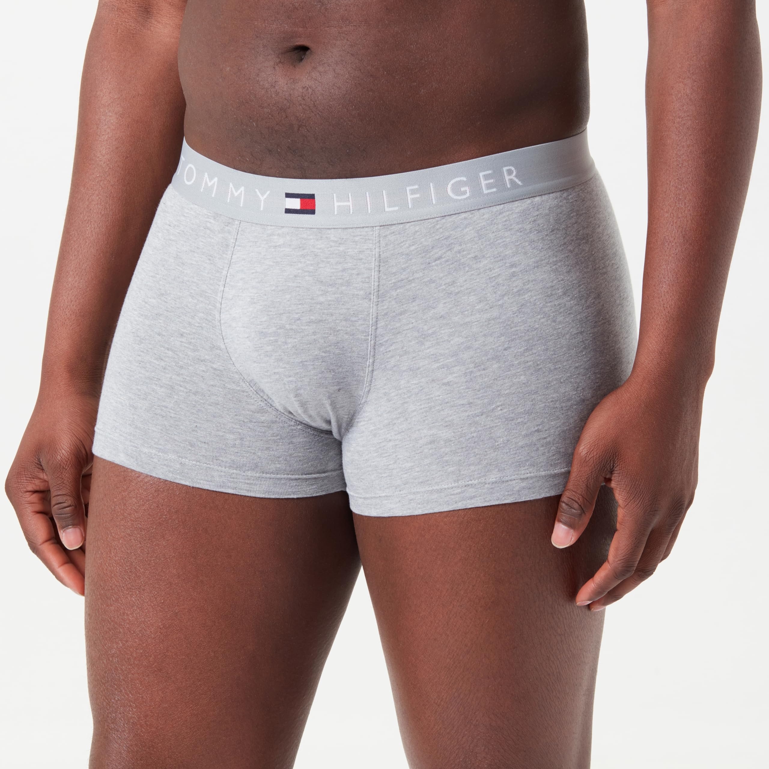 Tommy Hilfiger Męski bagażnik (3 sztuki), Szary (szary Htr/biały/pustynne niebo), S