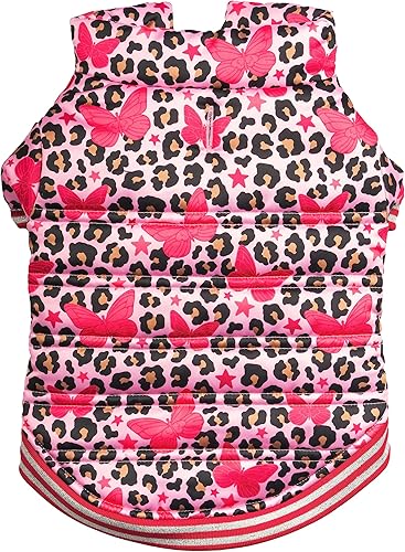 Doggy Parton Chaqueta acolchada Butterfly Spot - XS, Rosa