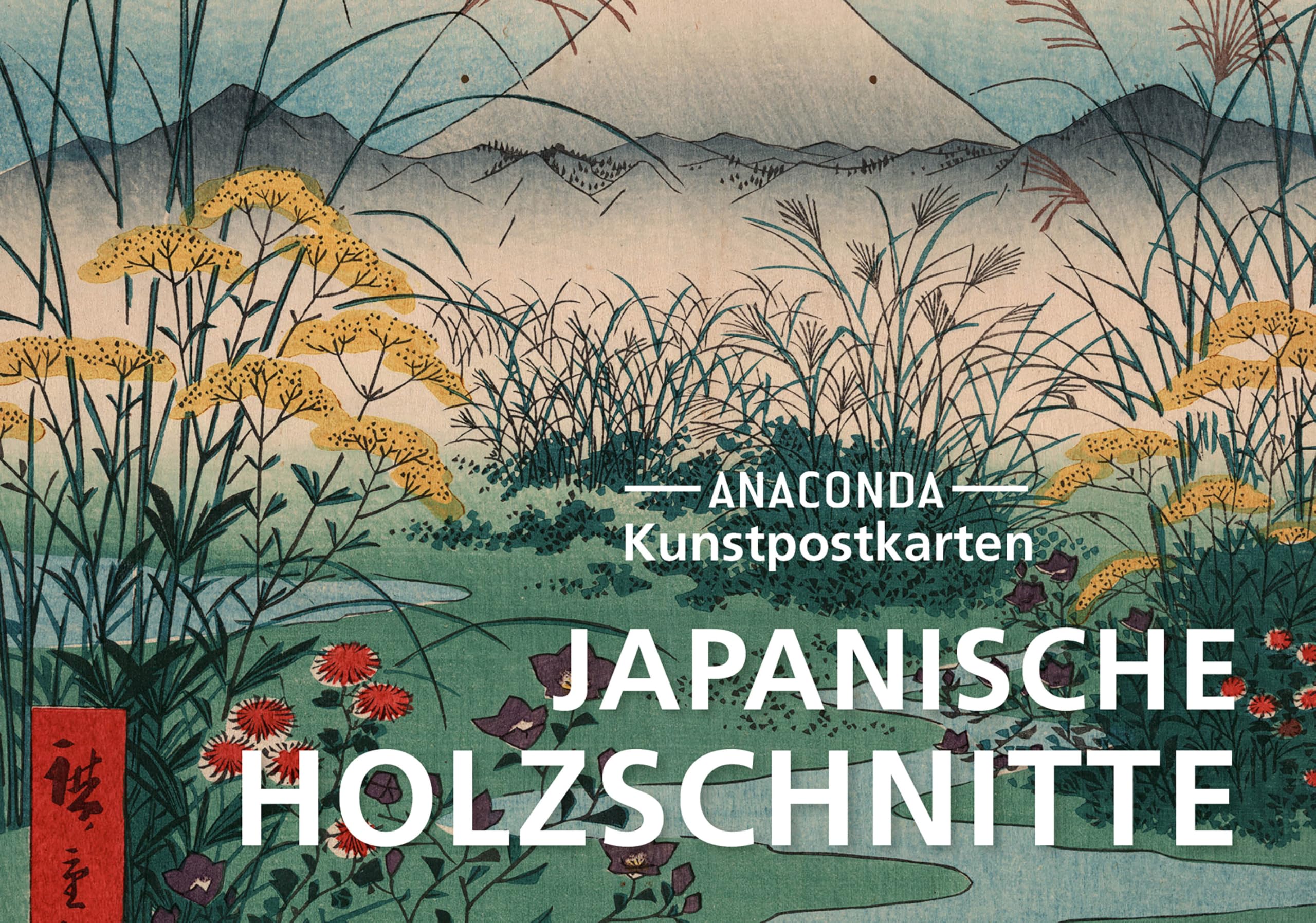 Postkarten-Set Japanische Holzschnitte: 18 Kunstpostkarten (Anaconda Postkarten, Band 96)