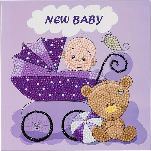 Miniatura 29 de Crystal Art Tarjeta de cumpleaños amigos 7.1 x 7.1 in