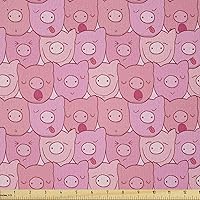 Vista 169 de Lunarable The Yard, tela de mariposa de The Yard, colorido patrón de insectos con alas para primavera, diseño de dibujos animados, tela de Morado