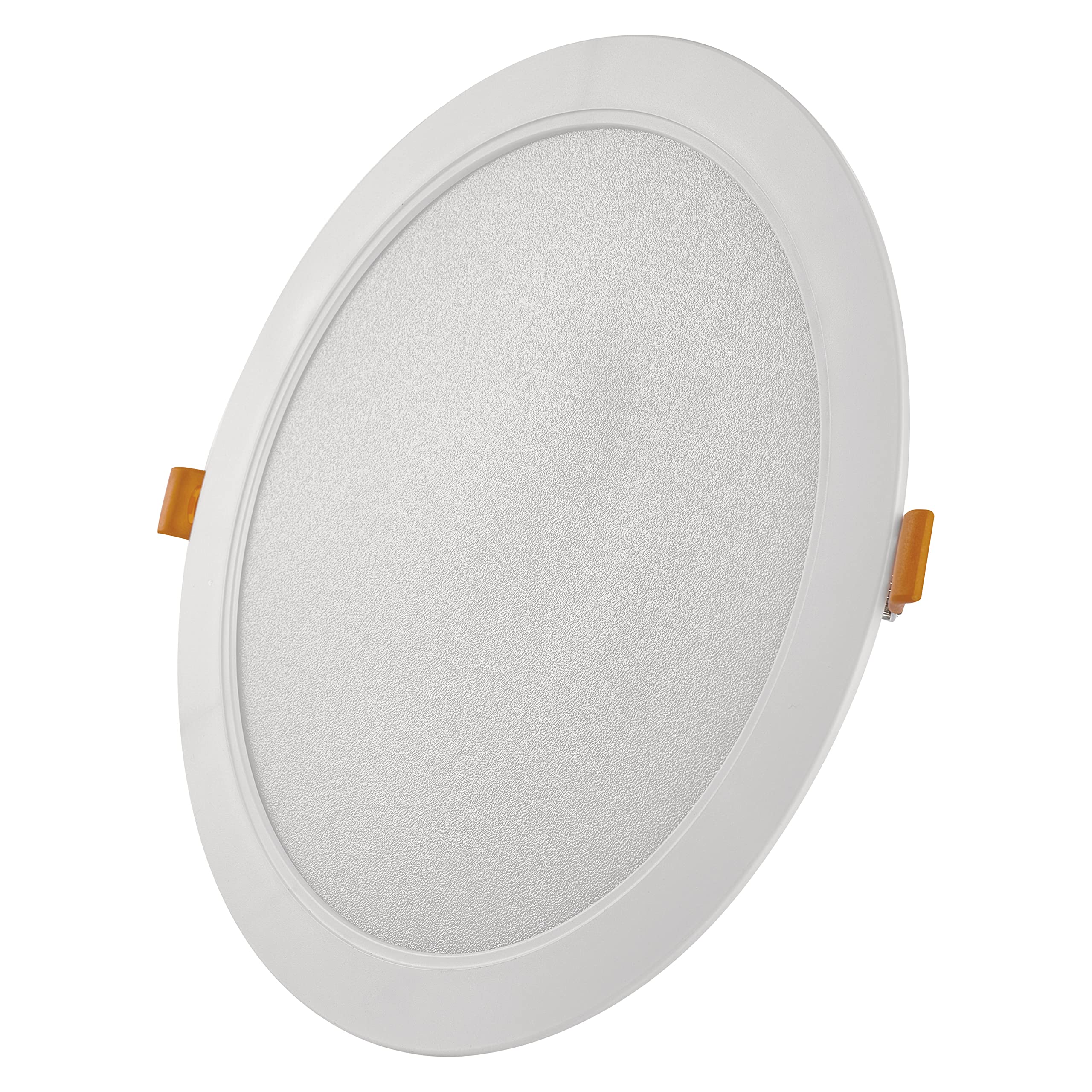 EMOS LED Panel 24 W Round 2400 lm Ceiling Light Recessed Light Diameter 22 cm Neutral White 4000 K with LED Driver Extra Flat Installation Depth 2.6 cm White