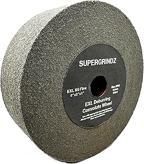 EXL Deburring Wheel - 6" x 2" x 1" 9S Fine Grit - Silicon Carbide - Metal Deburring