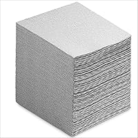 Vista 9 de Servilletas de papel desechables tipo tela, paquete de 50 servilletas de cena negras de 12 x 17 pulgadas con tacto de lino para bodas, fiestas