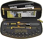 LEXIVON Bike Torque Wrench 1/4-Inch Dr. 15-Piece Kit | 72-Tooth Gear, Dual-Direction Click Type 2~26 Nm / 17.7~230.1 in-lb (LX-191)