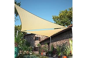 ShadeMart 16' x 16' x 16' Triangle Sunshade for Patios
