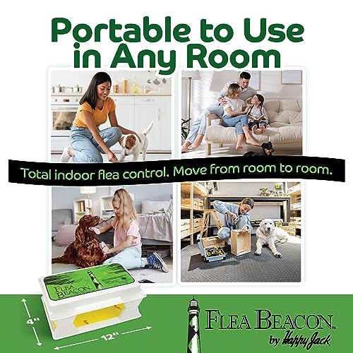 image for Happy Jack Flea Beacon Kill Fleas in House, Flea Killer, Attracts, Tra