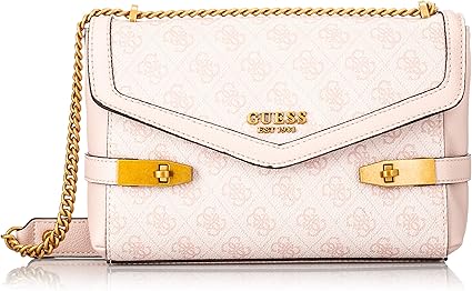 GUESS Zadie Logo Cnvrtble Xbody, Crossbody Bag, Light Rose, One 