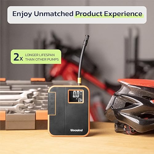 Miniatura 7 de Inflador de neumáticos SUV Compresor de aire portátil para todoterreno - Bomba de aire de 150 PSI para neumáticos de automóvil con botón de