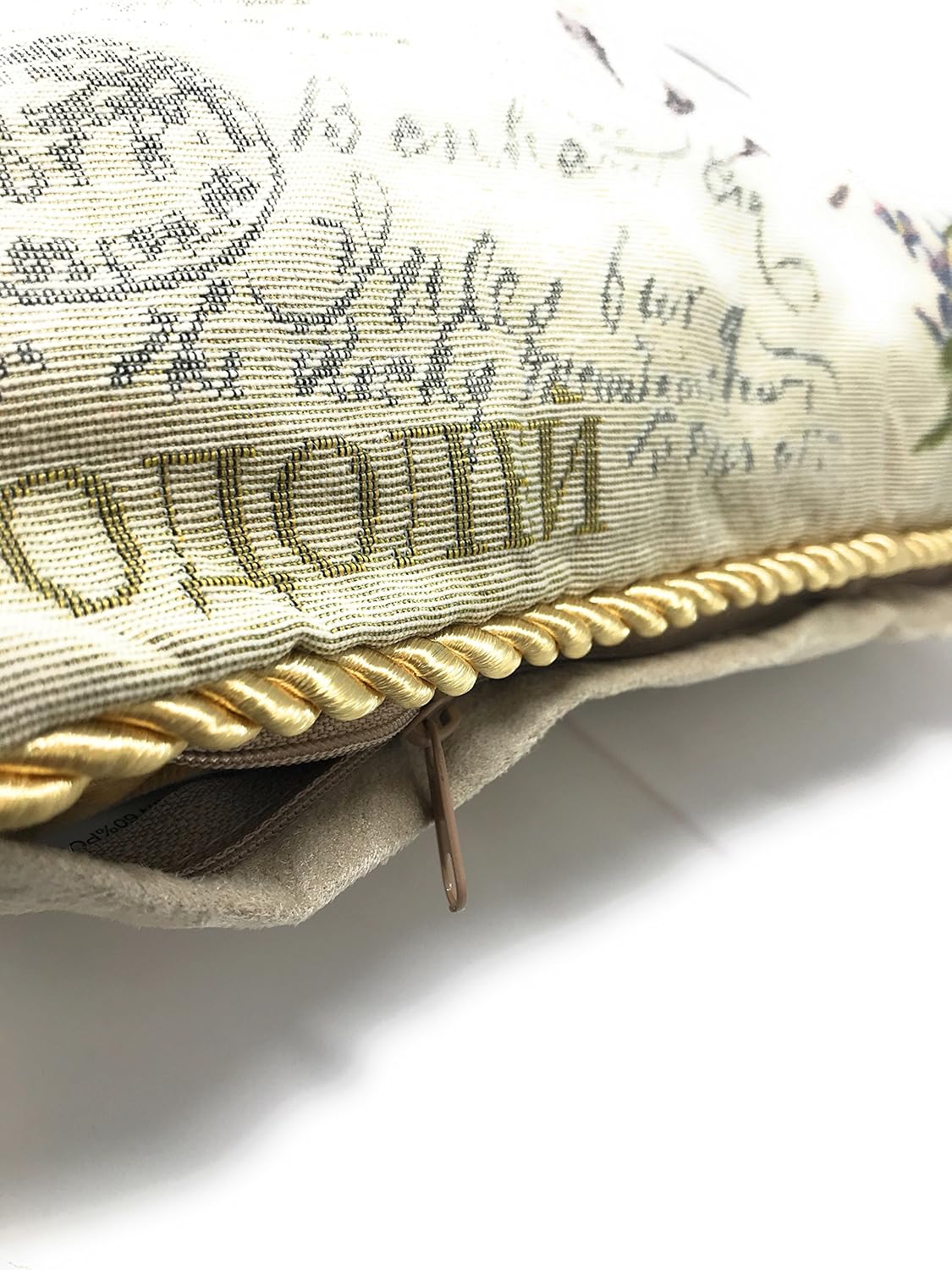Tache 2 Pc Square Vintage Parsian Model Tapestry Cushion Throw Pillow Cover Set
