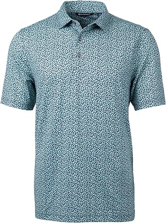 Cutter & Buck Mens Pike Print Mens Polo