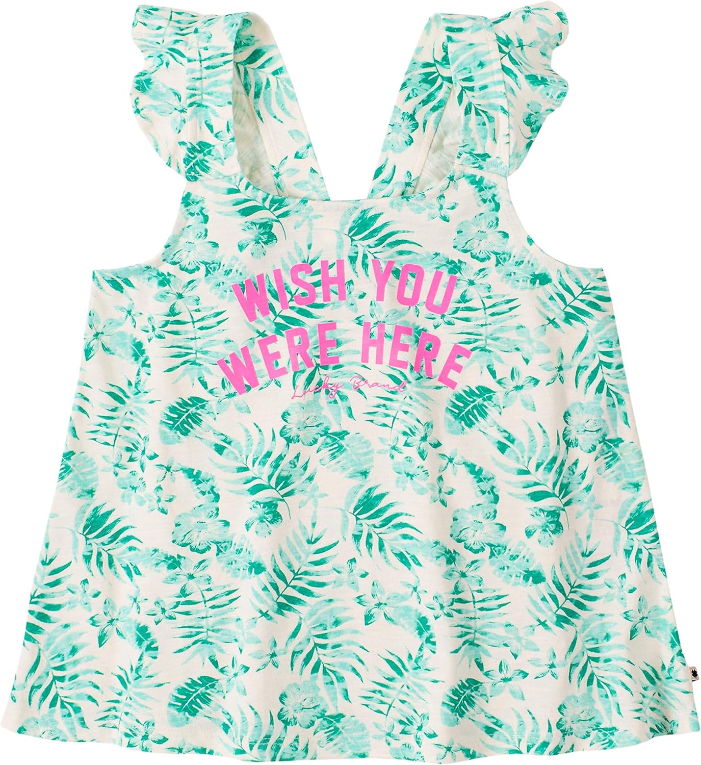 Lucky Brand Girls' Sleeveless Fashion Tank Top: Clothing