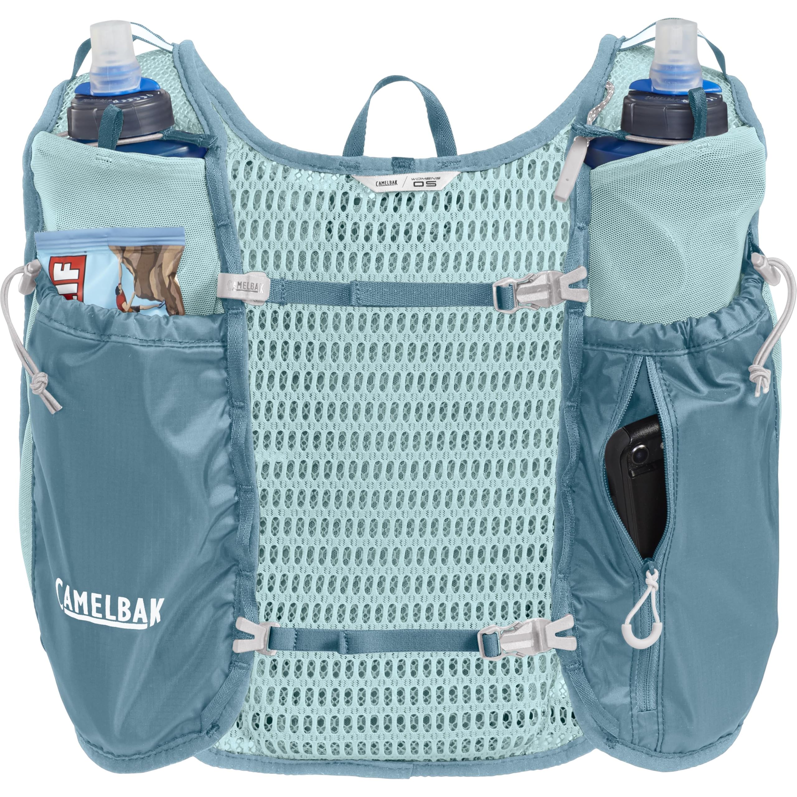 CamelBak Damen Trail Run Weste 7 l Stauraum 500 ml weiche Flaschen atmungsaktive Mesh-Einsätze