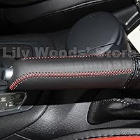 Vista 4 de Loncky - Cubierta de freno de mano de cuero genuino OEM para Mazda CX-5 CX5 2013 2014 2015 /Mazda CX-3 CX3 2016 2017 / Mazda3 Mazda 3 2014 2015 2016