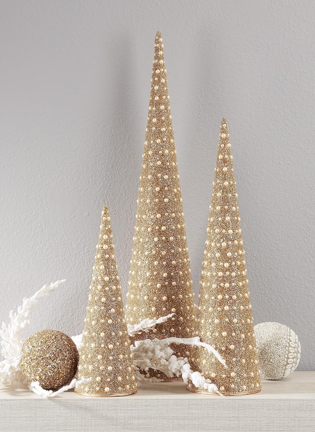SARO LIFESTYLE Sparkling Beaded Holiday Tree