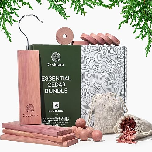Essential Cedar Bundle | Natural Cedar Blocks for Clothes Storage