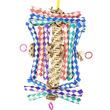 HELIX BIRD TOY parrot cage toys cages cockatiel conure african grey toys amazon