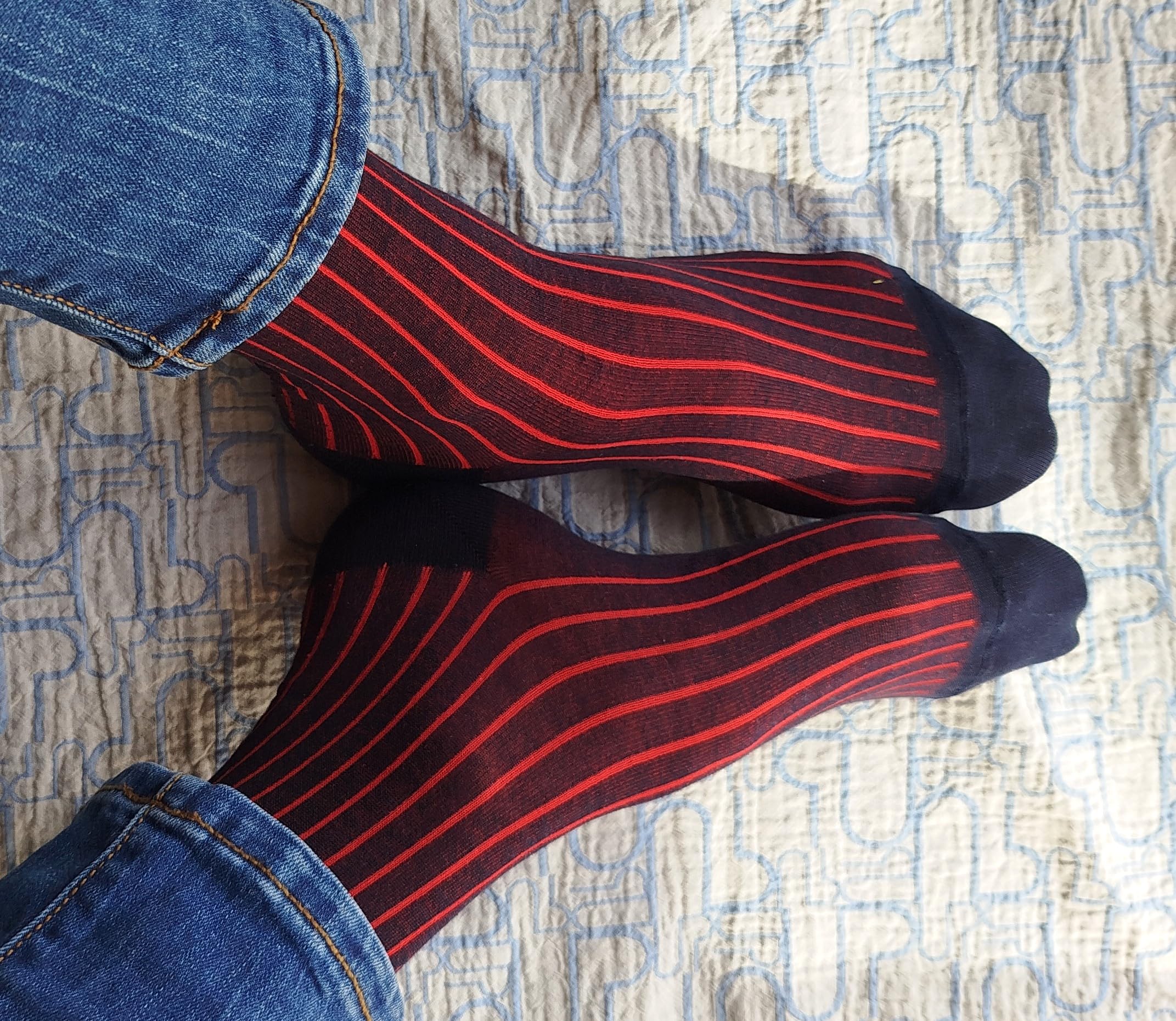 Chaussettes élégantes originales businnes unisexe fil d'Écosse.