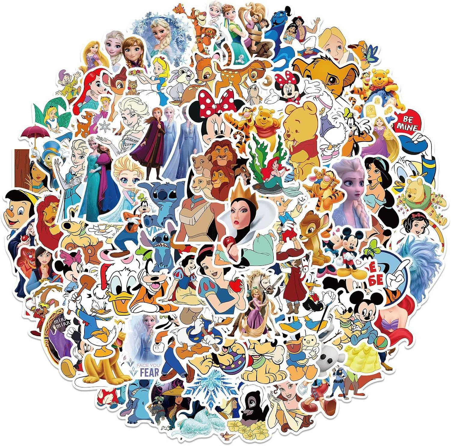 Sticker for Kids, Cute rs for Girl, Waterproof Water Bo