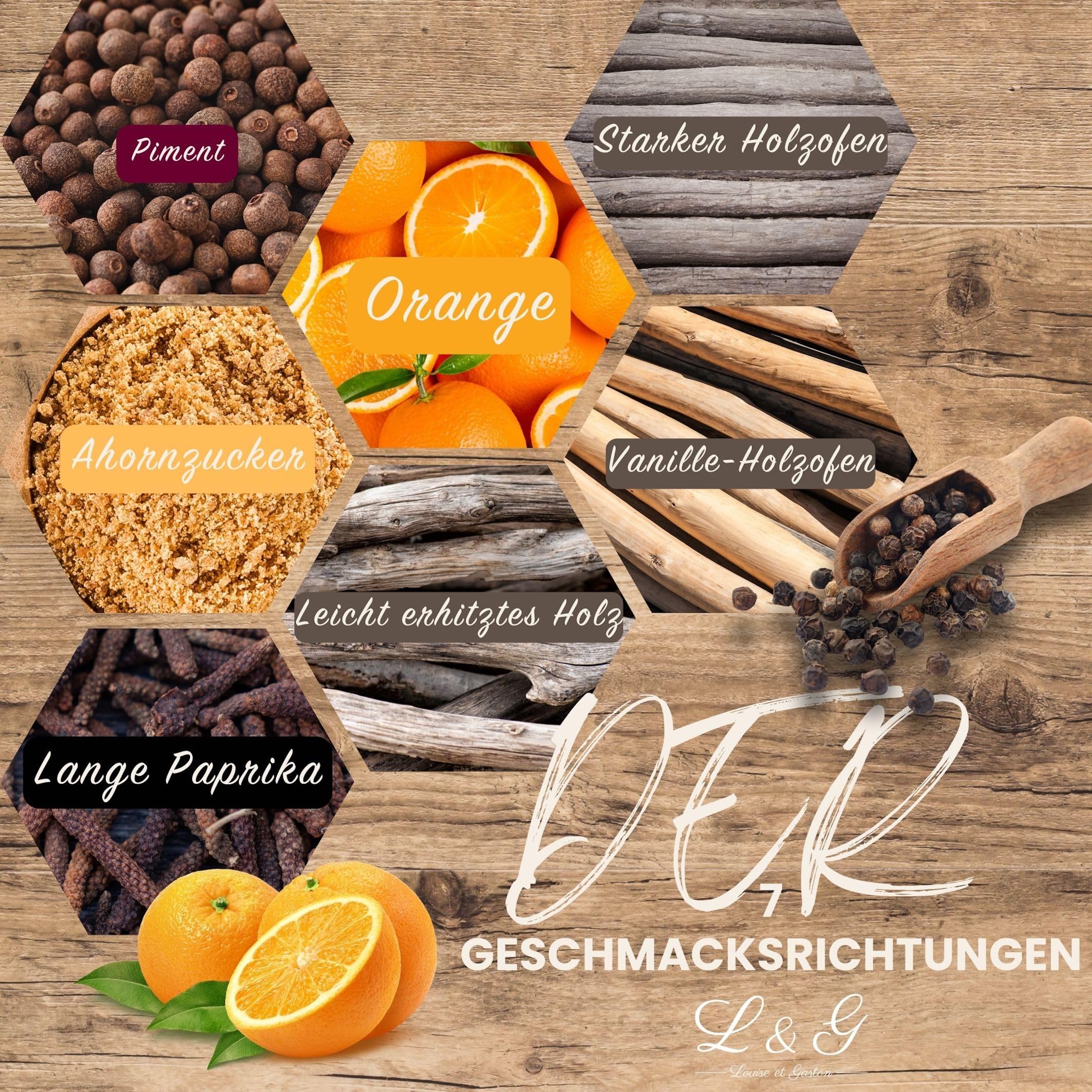 L&G® Persönliches Whisky-Gewürz-Entdeckungsset - Exklusives DIY-Set für Mann/Frau, Originelle Geschenkidee Weihnachten, Geburtstag, Valentinstag, Unvergessliche Heimerlebnisse