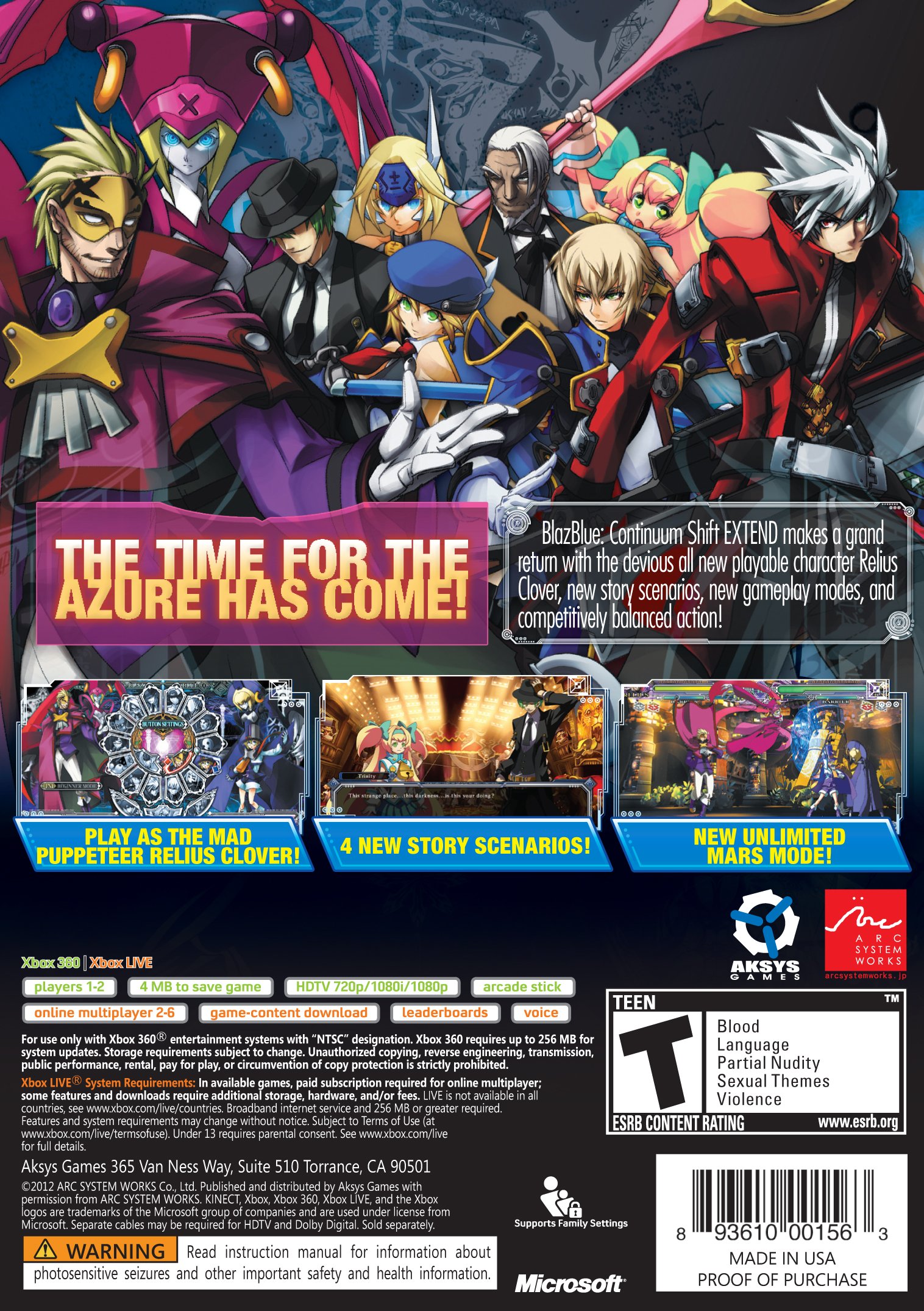 Blazblue: Continuum Shift Extend