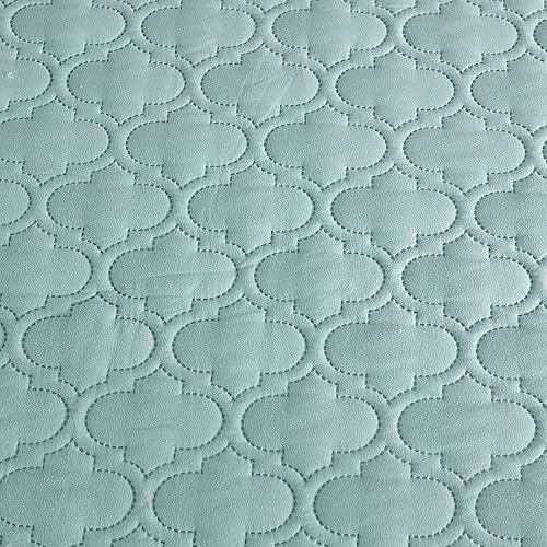 Miniatura 8 de CHIXIN Colcha con falda con volantes, caída de 30 pulgadas de largo, ropa de cama estilo Shabby Chic, ligera, juego de 3 piezas, tamaño King, color