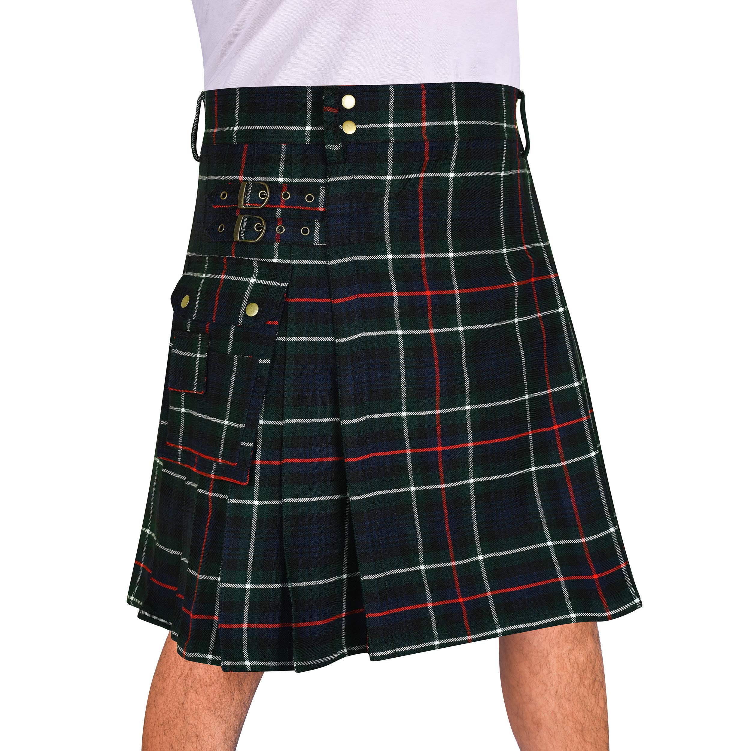DSS KILTS- Men's Heavy Tartan Utility Kilt-Kilt for Men