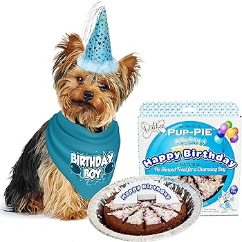 dog birthday pie