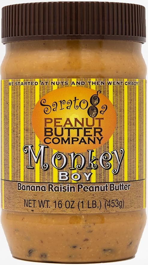 Mantequilla de Maní Saratoga Monkey Boy 16 oz Bajo en Azúcar Sin Gluten miniatura 3