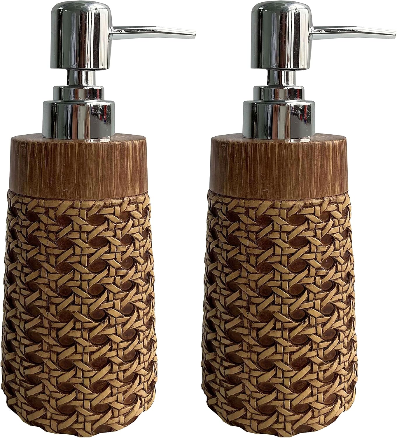 Sweet Home Collection Bathroom Accessories Collection Unique Decorative Beautiful Designs Bath Décor (Pack of 2)