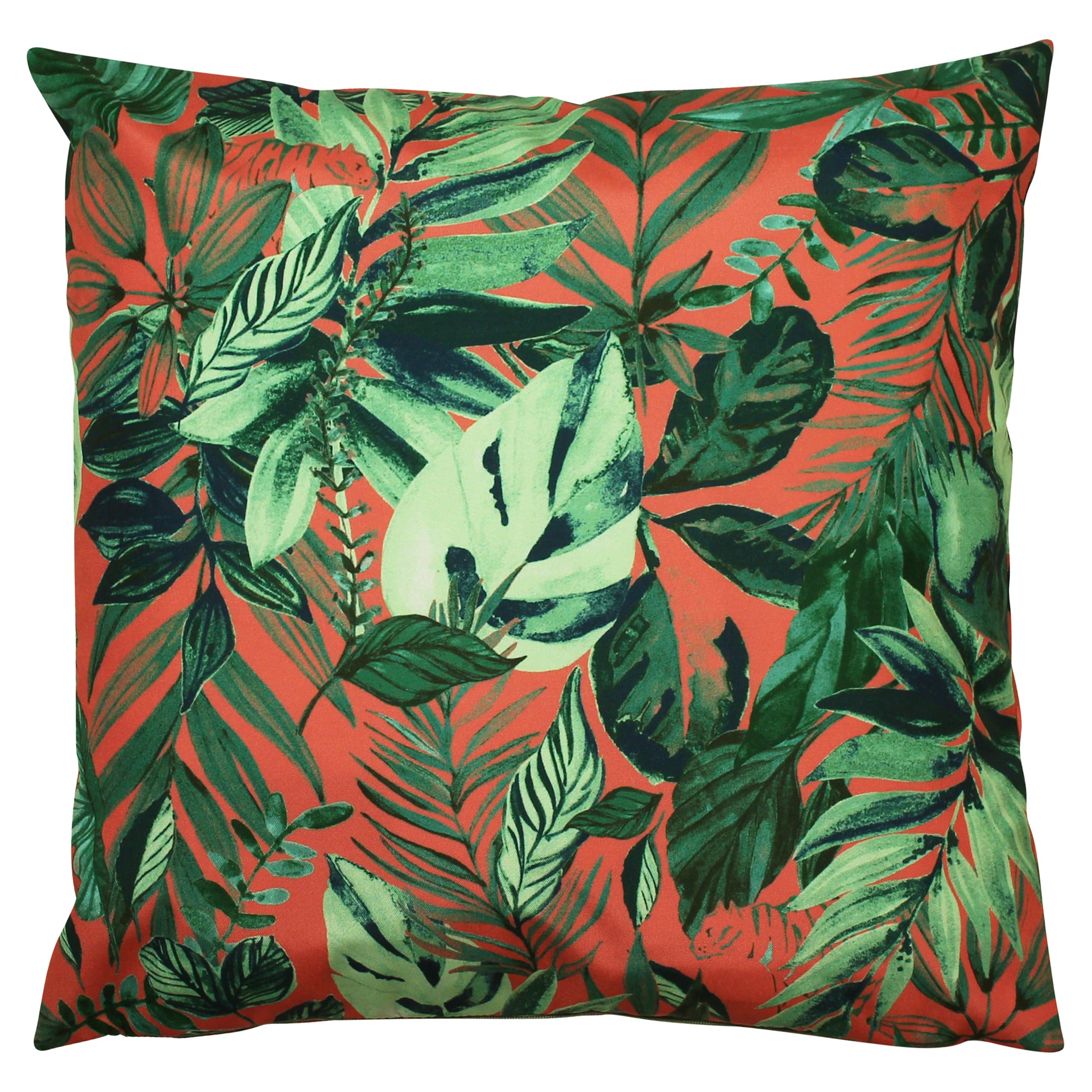 Furn. Psychedelic Jungle Abstract Outdoor Polyester Filled Cushion from B&Q