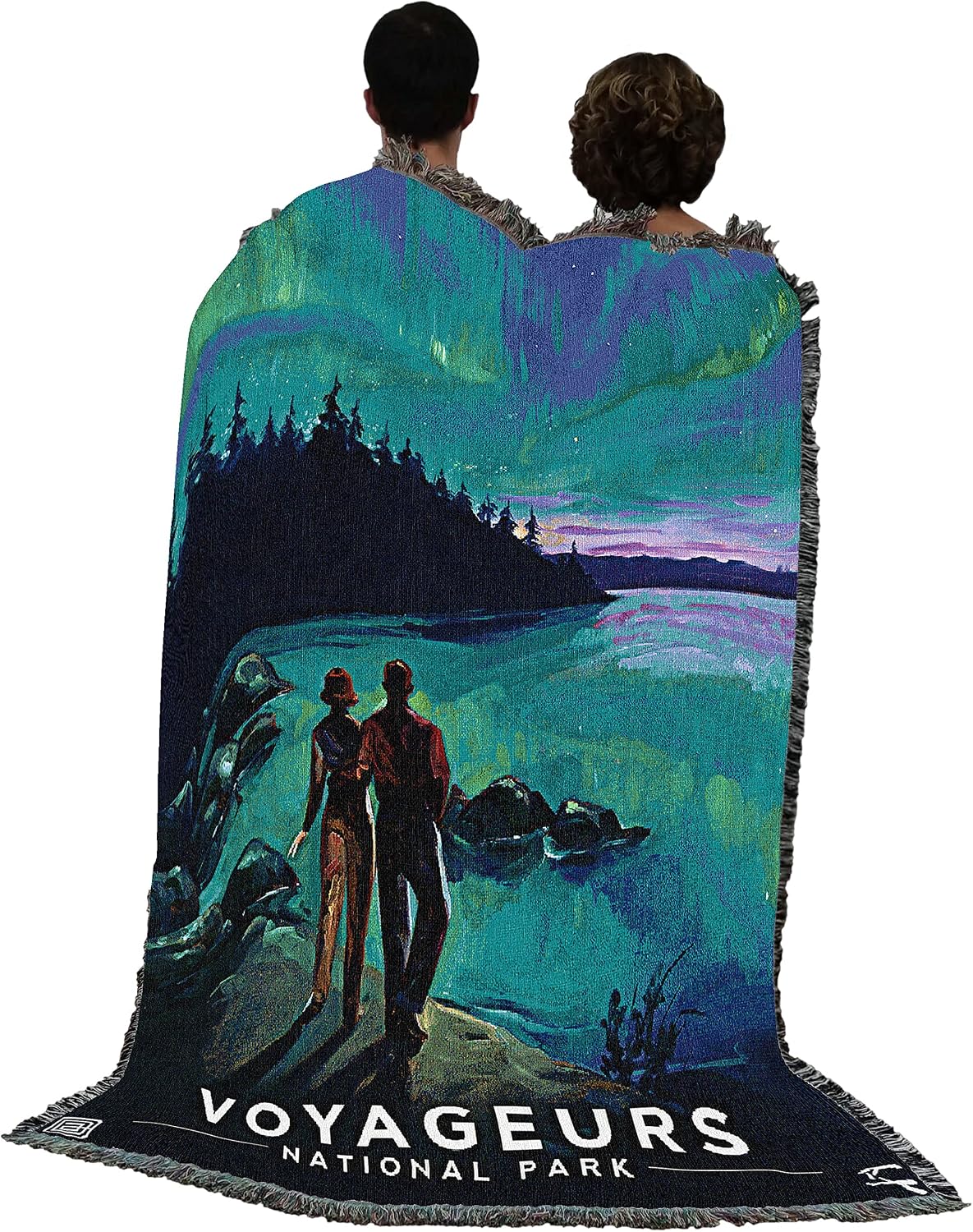 Pure Country Weavers Voyageurs National Park Blanket by Kai Carpenter - Anderson Design Group Inc - Gift Tapestry Throw Woven from Cotton - Made in The USA (72x54)