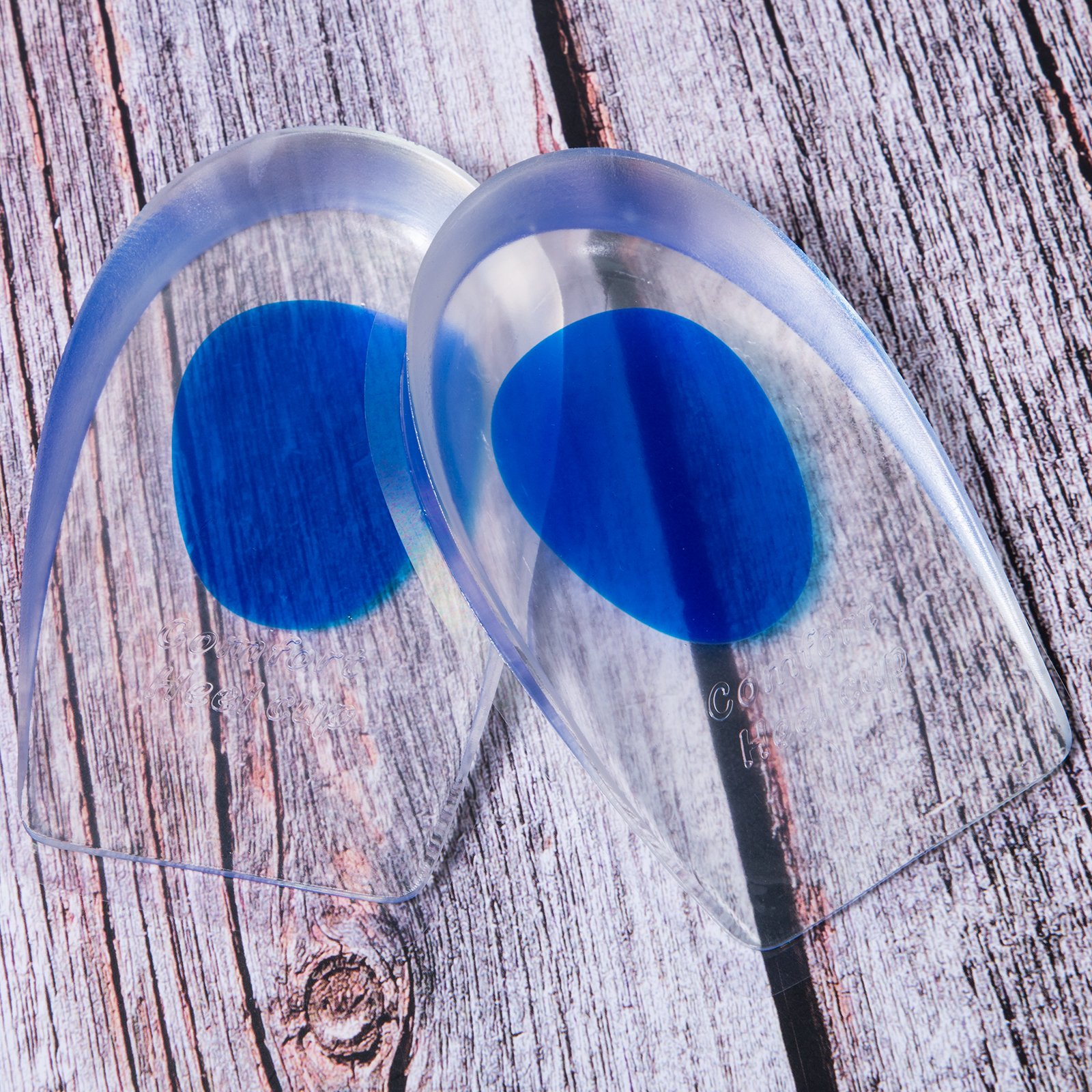 Solette per Massaggio Plantare, Cuscinetti in Gel di Silicone for Il Tallone for Dolore al, sperone osseo e Tendine d'Achille, Cuscinetti Coppe in for, Supporto Ammortizzante(M(40 46))