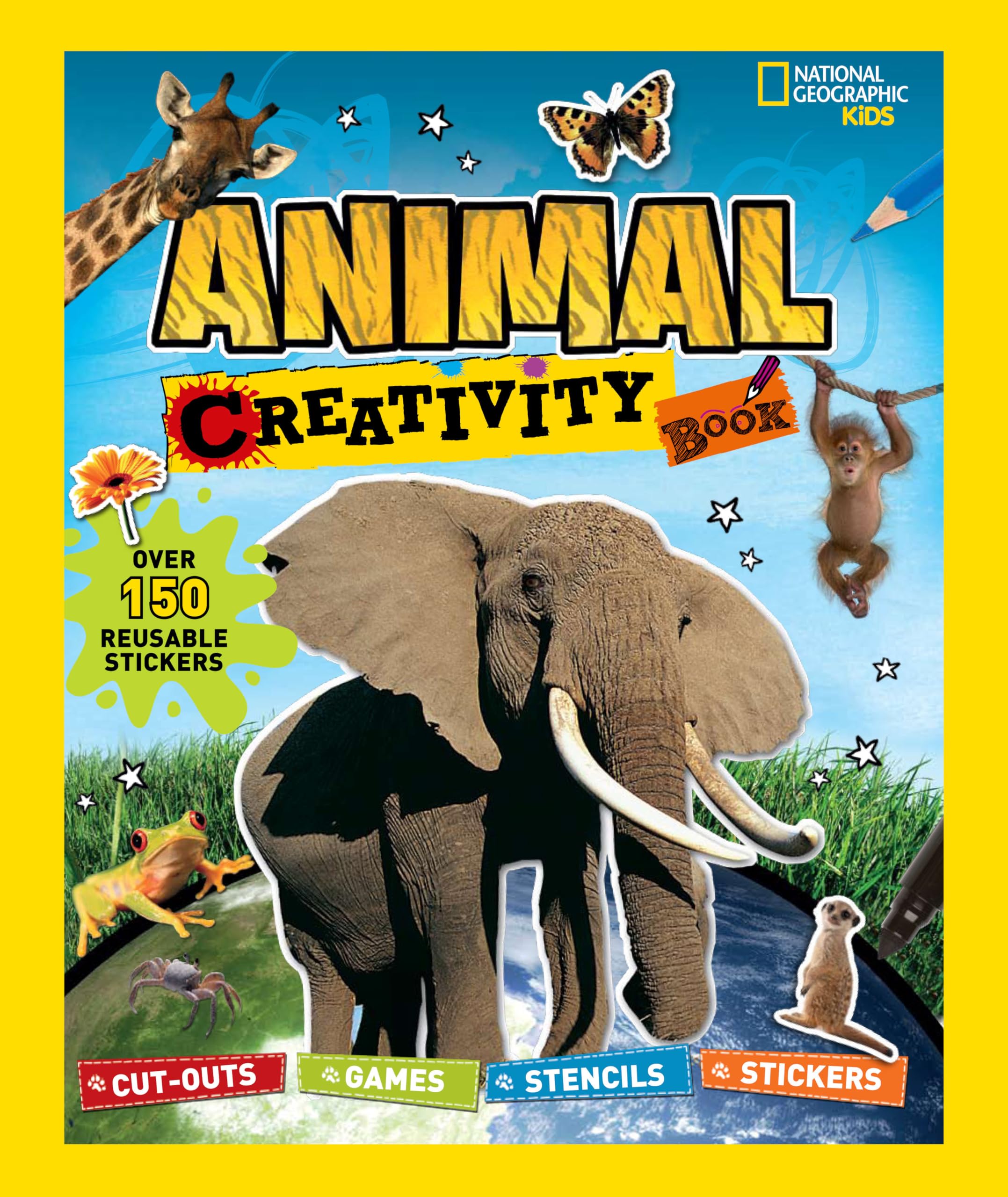 Animal Creativity Book by National Geographic Kids PAPERBACK 9781426314025