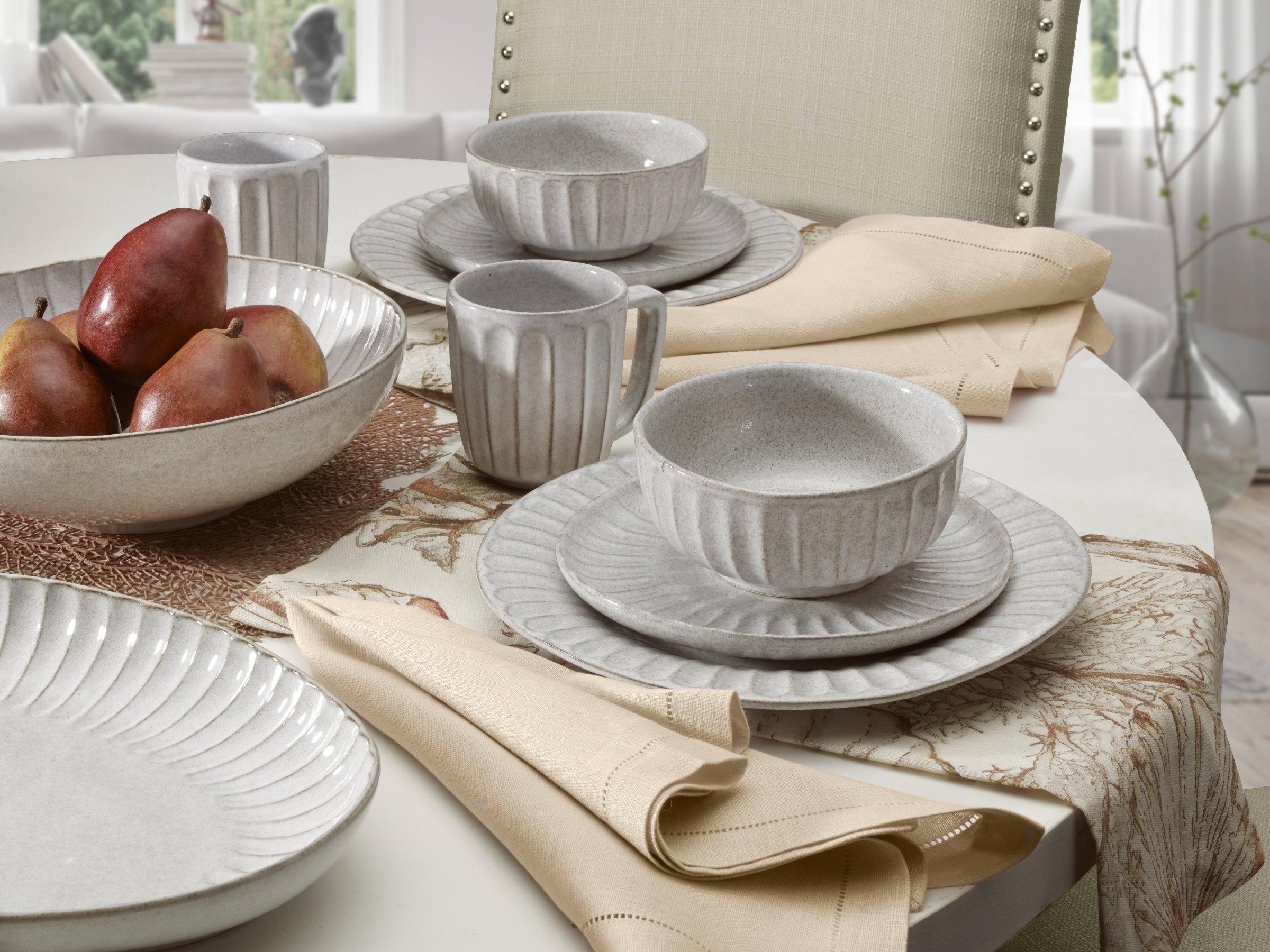 Mikasa Monterey Salad Plate, 8-Inch, Grey